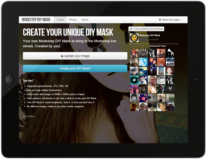 Modestep DIY Mask v2